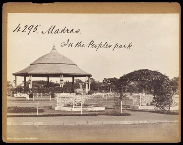 Francis Frith, Madras.  In the People's Park
