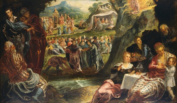 Workshop of Jacopo Tintoretto, The Worship of the Golden Calf