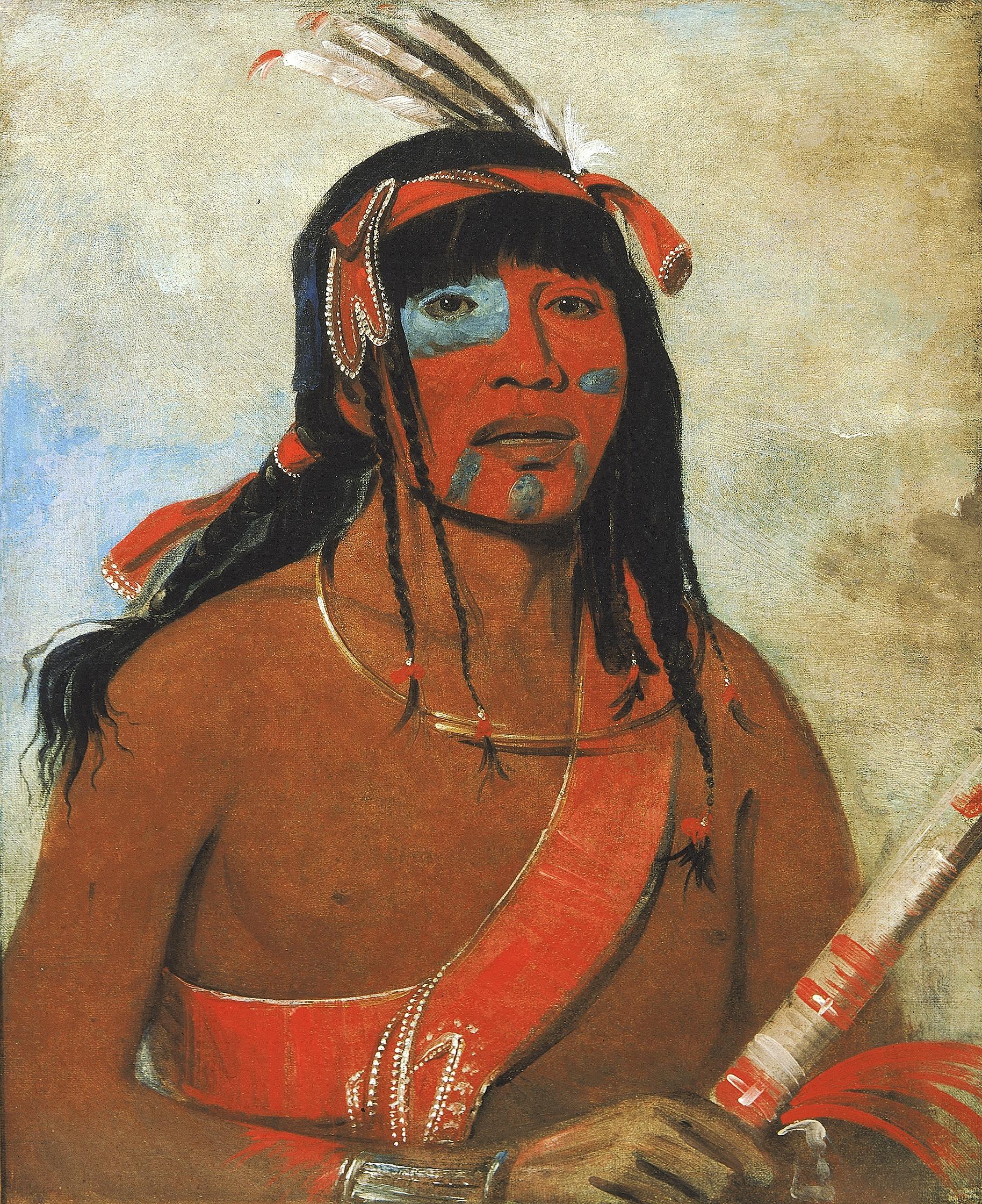 George Catlin, O-tá-wah, The Ottaway, a Warrior