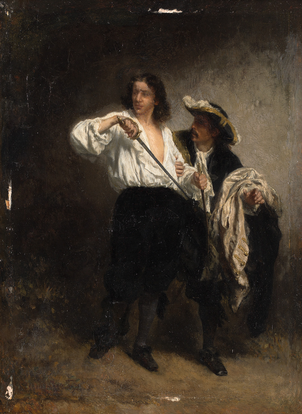 August von Pettenkofen, The Duel