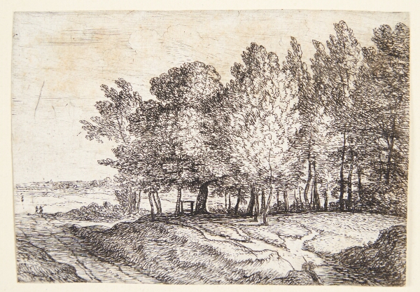 Lodewijk de Vadder, Vej ved en lund