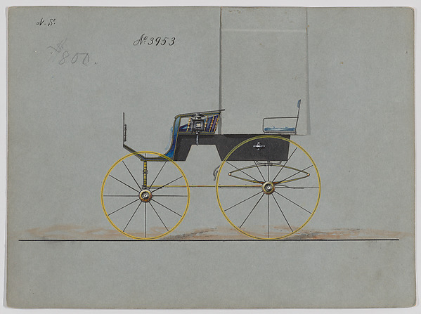 Brewster & Co., Design for T-Cart, no. 3953