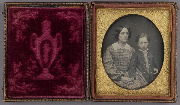 Unknown, [Portrait of a Woman and Her Son]