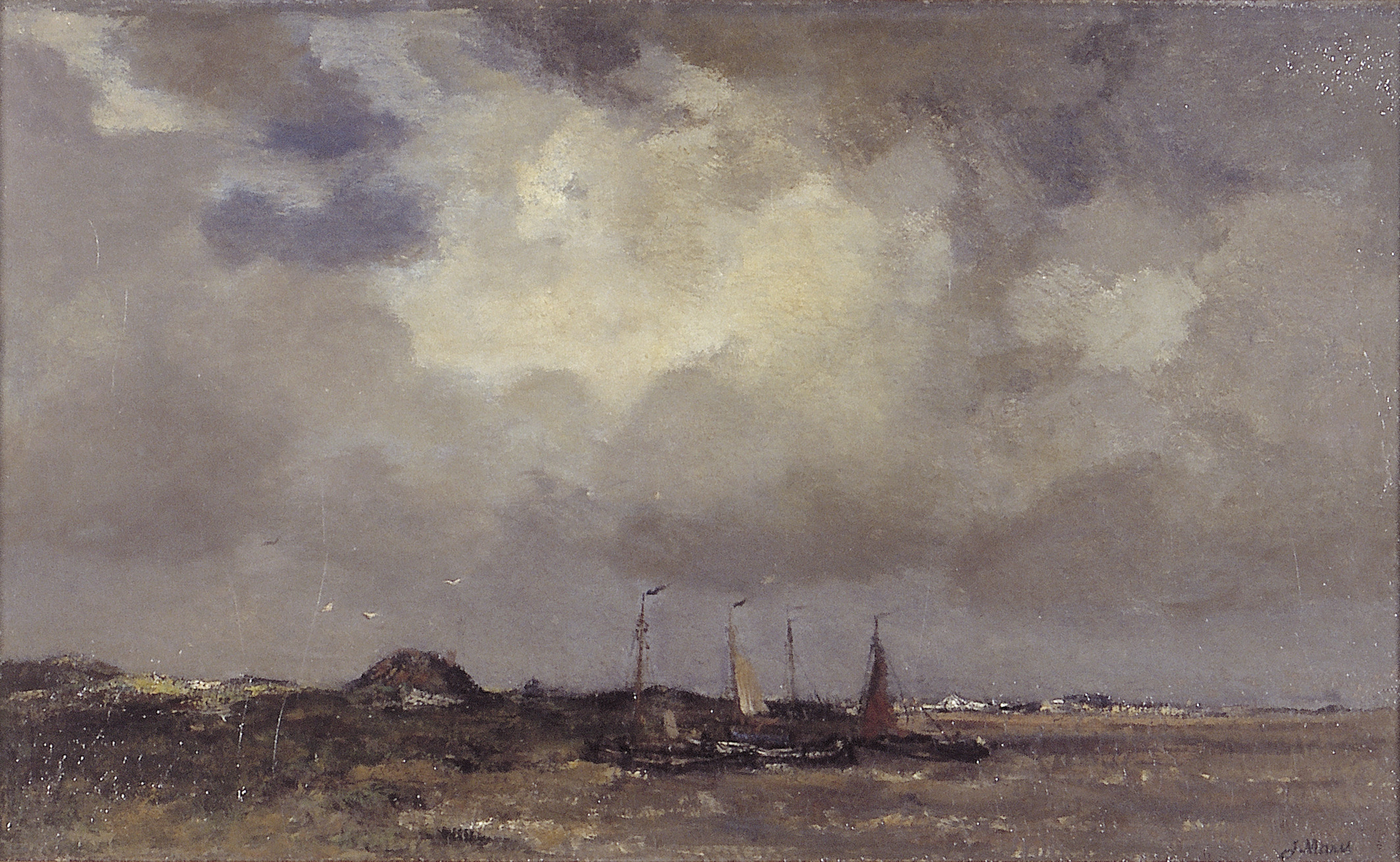 Jacob Maris, River landscape