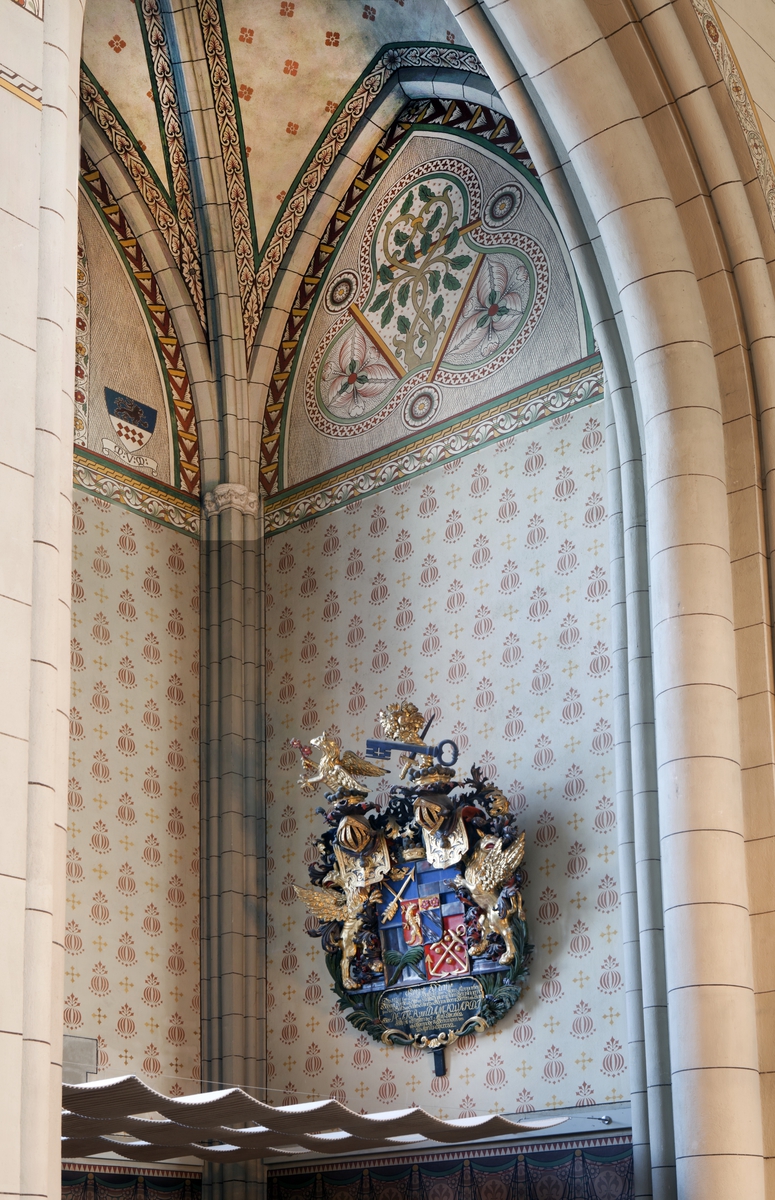 Olle Norling, Östra och norra väggen i Masenbachs kor, Uppsala domkyrka, Uppsala 2013