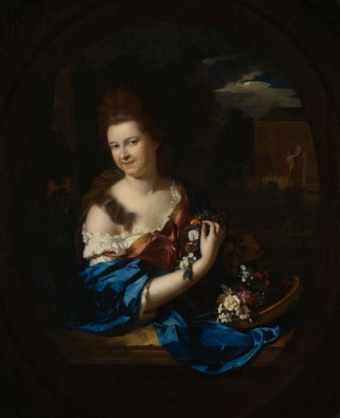 Adriaen van der Werff, Portrait of Margaretha Rendorp, Wife of Jan van de Poll