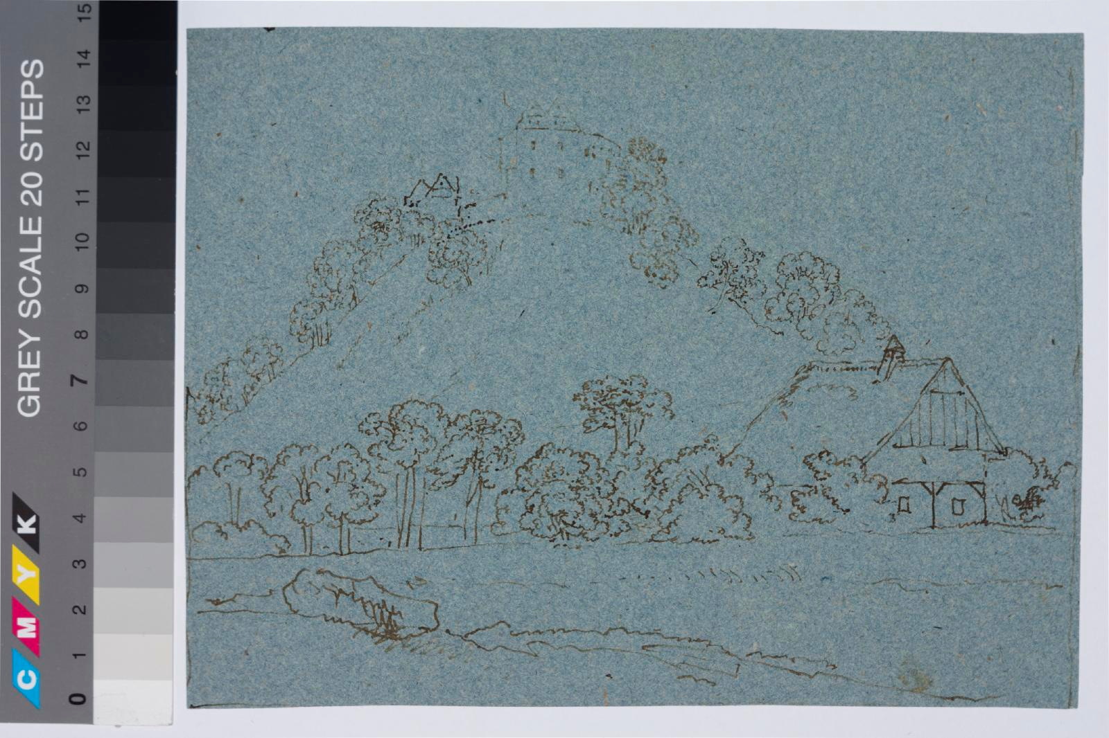 August Matthias (author) Hagen, Landscape sketch