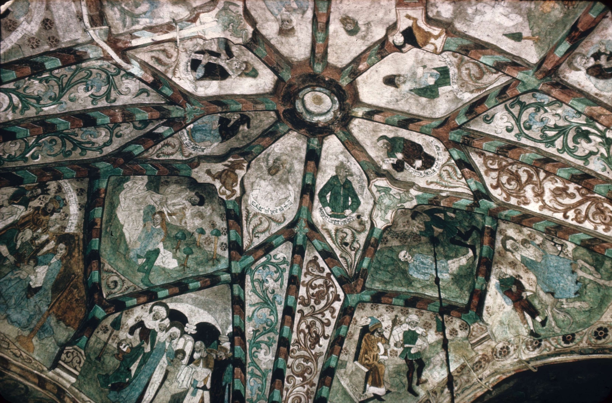 Okänd,, Lime painting in Härnevi Church, Härnevi parish, Uppland