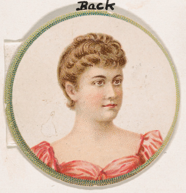 Kinney Brothers Tobacco Company, Portrait of woman, from the Novelties series (N228, Type 2) issued by Kinney Bros.