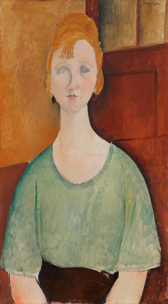 Amedeo Modigliani, Girl in a Green Blouse