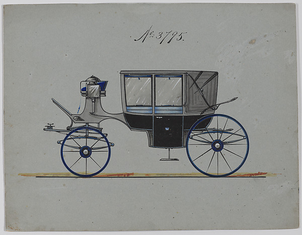 Brewster & Co., Design for Landau, No. 3795