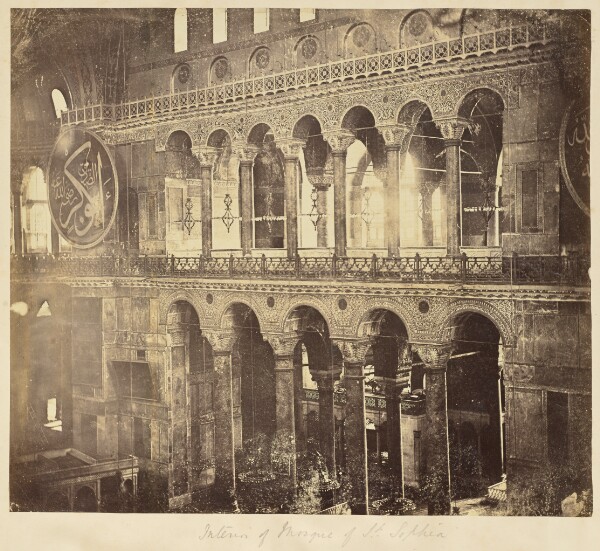 Unknown, Interior of Mosque of Saint Sophia