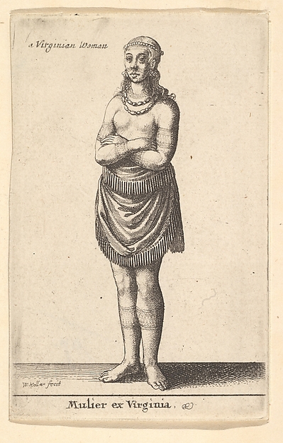 Wenceslaus Hollar, Woman of Virginia