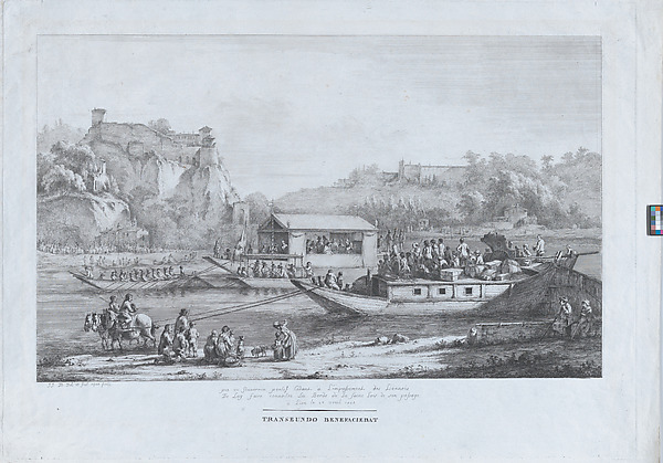 Jean Jacques de Boissieu, Papal Promenade Along The Saône