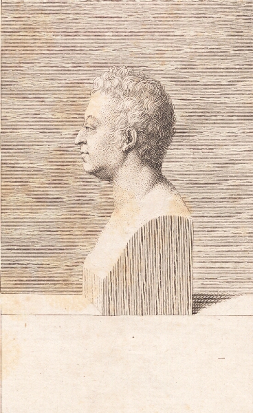 J.F. Clemens, En mandsbuste