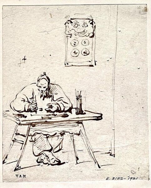 George Chinnery, A Chinese letter writer