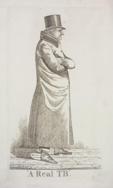 Robert Dighton the elder, "A Real T.B." (John Bell)