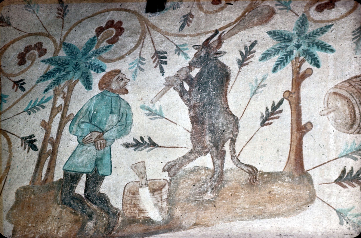 Okänd,, Lime painting in Tensta Church, Tensta parish, Uppland