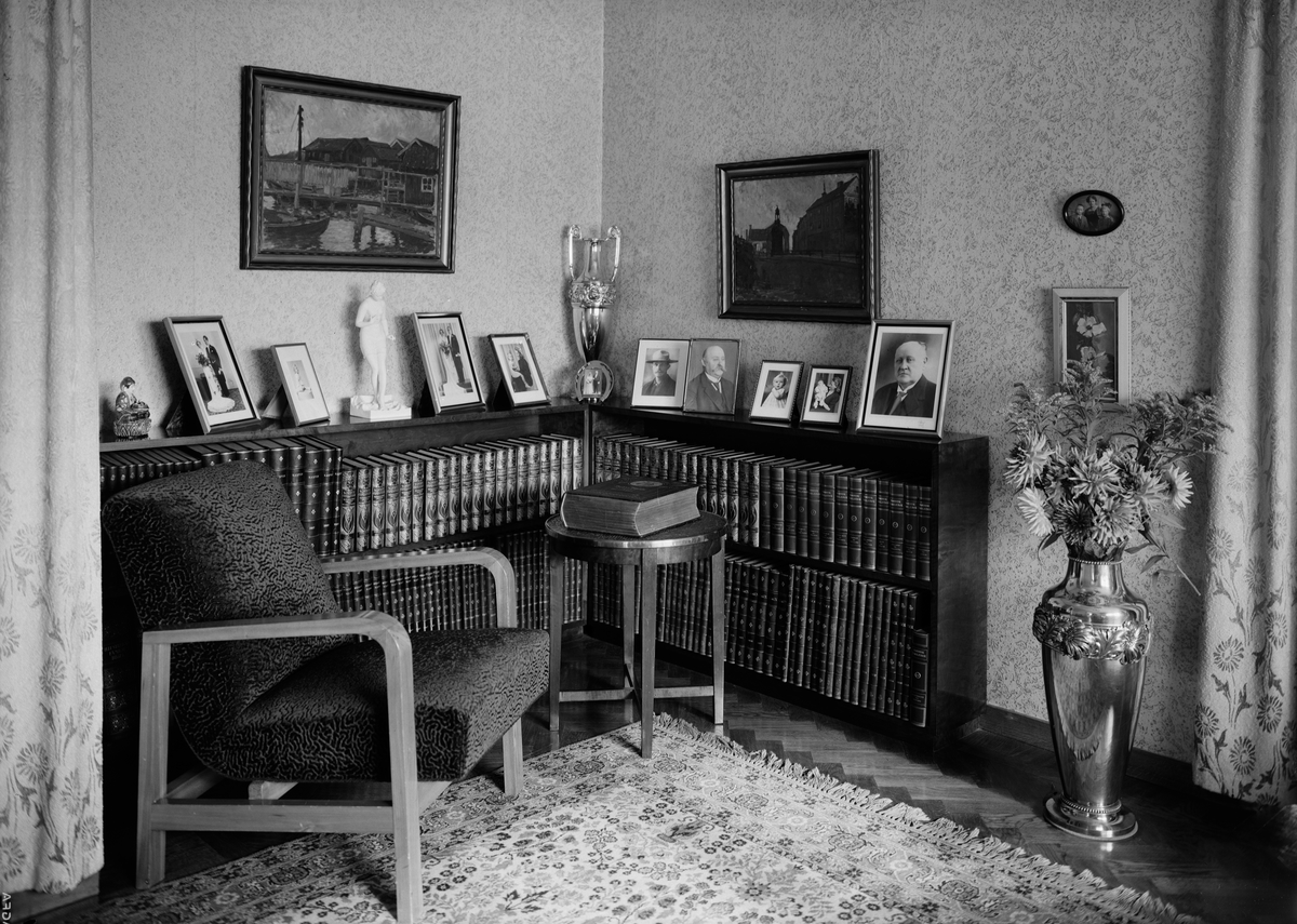 Paul Sandberg, Residential interior, probably in Uppsala, 1945