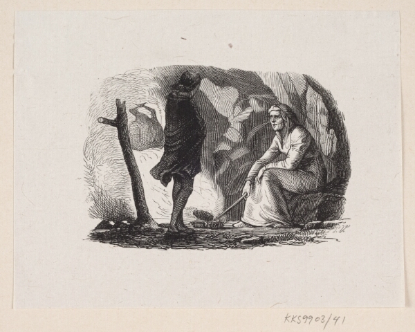 H.P. Hansen, Illustration til "Paradisets Have" i H.C. Andersen, "Eventyr og Historier", Bind 1