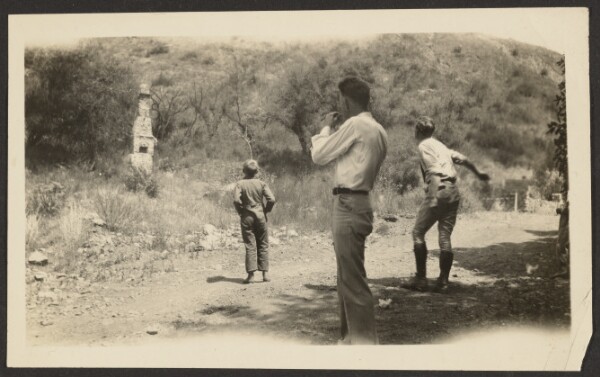 Louis Fleckenstein, [Figures in Desert Landscape]