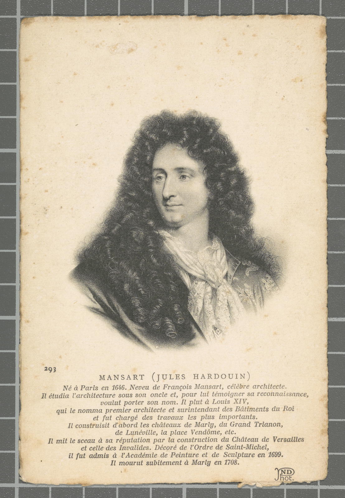 Desconegut, 293 Mansart (Jules Hardouin)