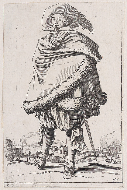 Anonymous, Reverse Copy of La Mendiante Venant de Recevoir la Charité (The Female Beggar Receiving her Charity), from Les Gueux suite appelée aussi Les Mendiants, Les Baroni, ou Les Barons (The Beggars, also called the Barons)