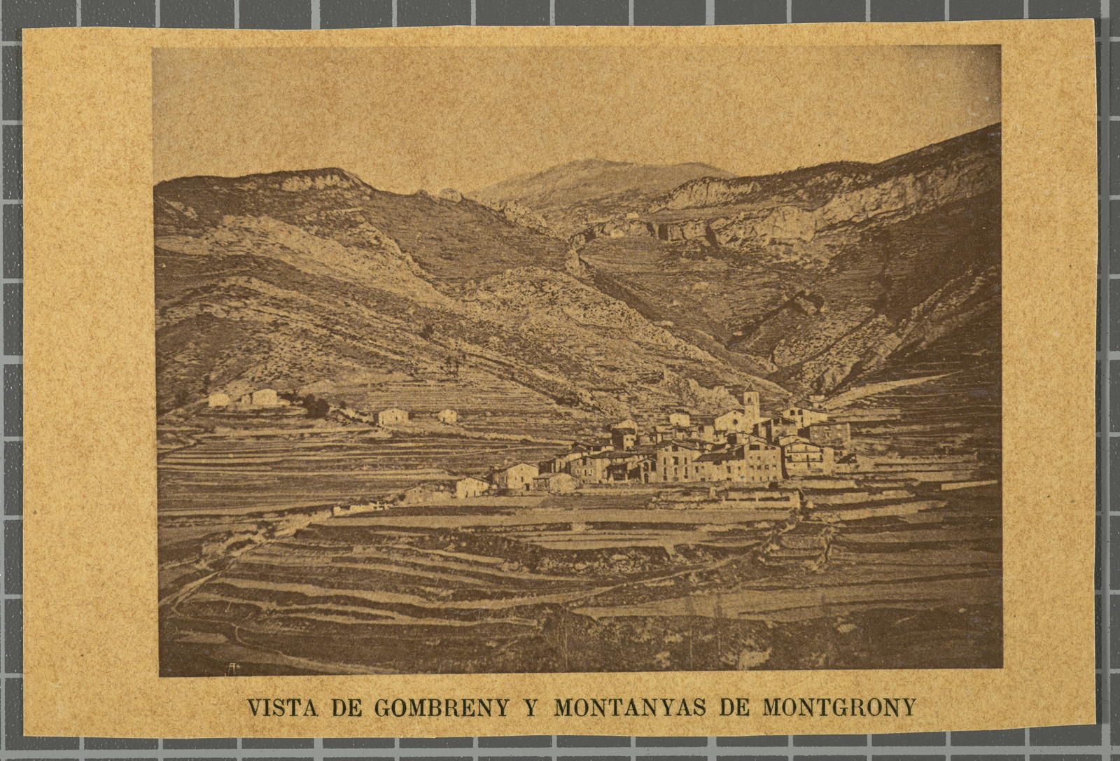 Desconegut, View of Gombreny and Montgrony Mountains
