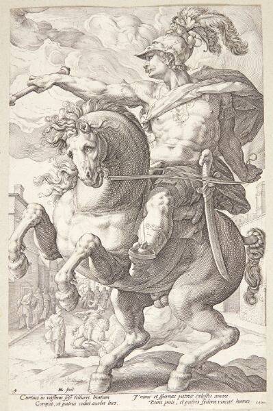 Hendrick Goltzius, Marcus Curtius