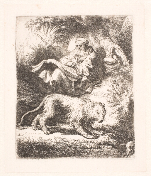 Rembrandt van Rijn, Den hellige Hieronymus, læsende