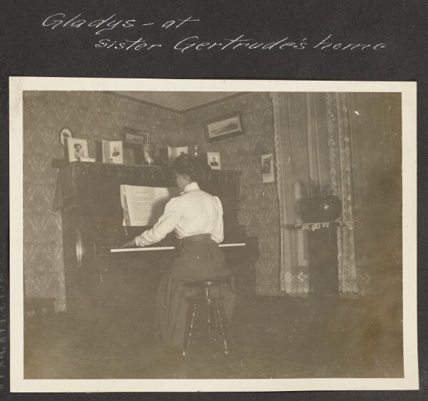 Unknown, [Gladys at Sister Gertrude's Home]