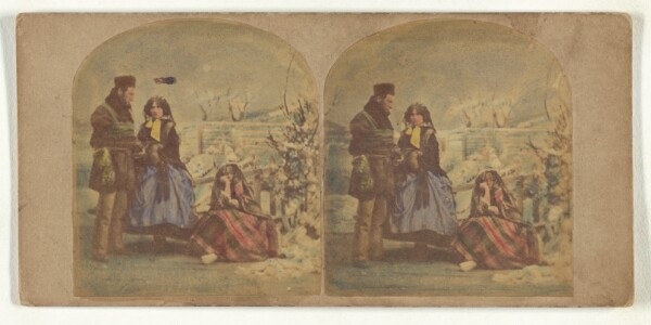New York Stereoscopic Company, Winter Scenes. Snow Storm - A Contrast.
