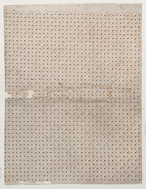 Anonymous, Sheet with overall dot pattern