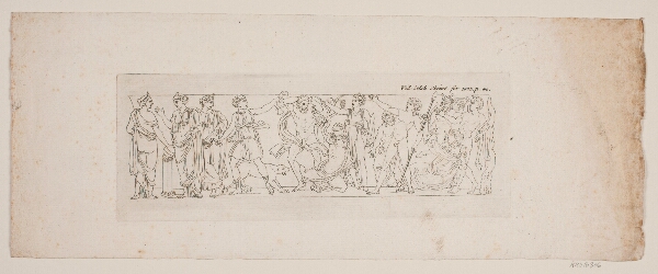 Gerhard Ludvig Lahde, Antik frise