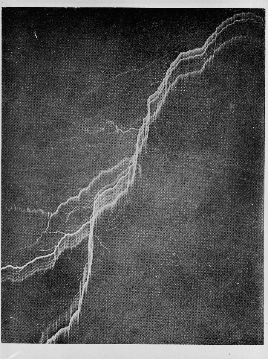 Paul Sandberg, Åsknedslag, Institutet för högspänningsforskning, Husbyborg, Uppsala 1939