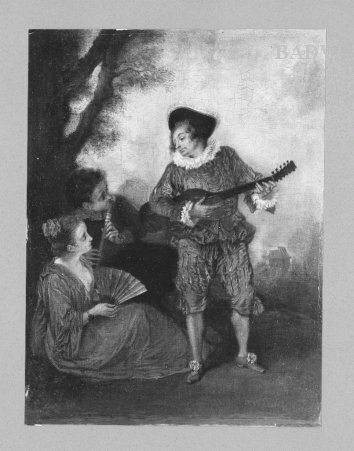 Jean-Antoine Watteau, Gitarrenspielerin
