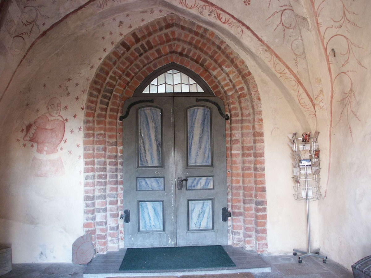 Johan Dellbeck, Port mellan vapenhus och långhus i Ärentuna kyrka, Ärentuna socken, Uppland 2004