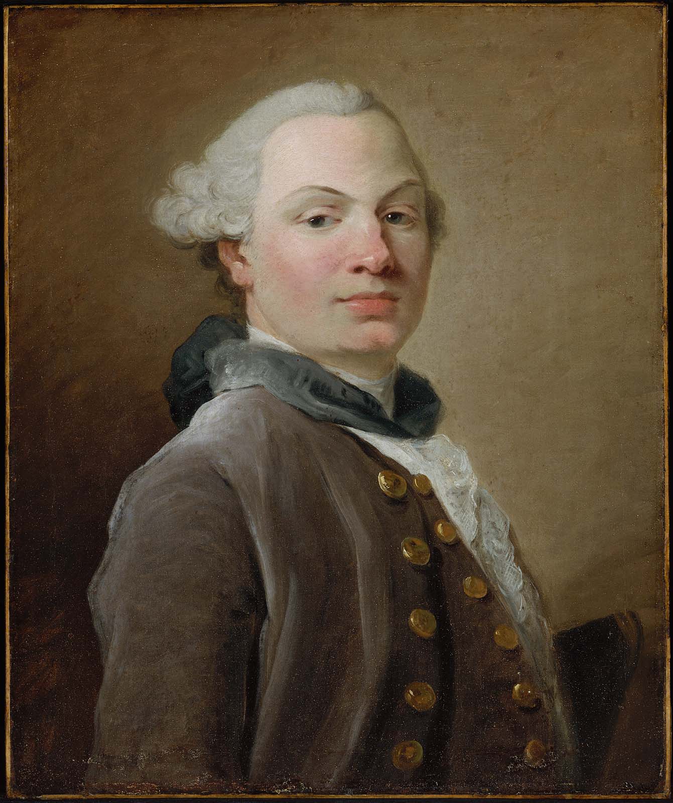 Jean-Baptiste Perronneau, Portrait of a Man