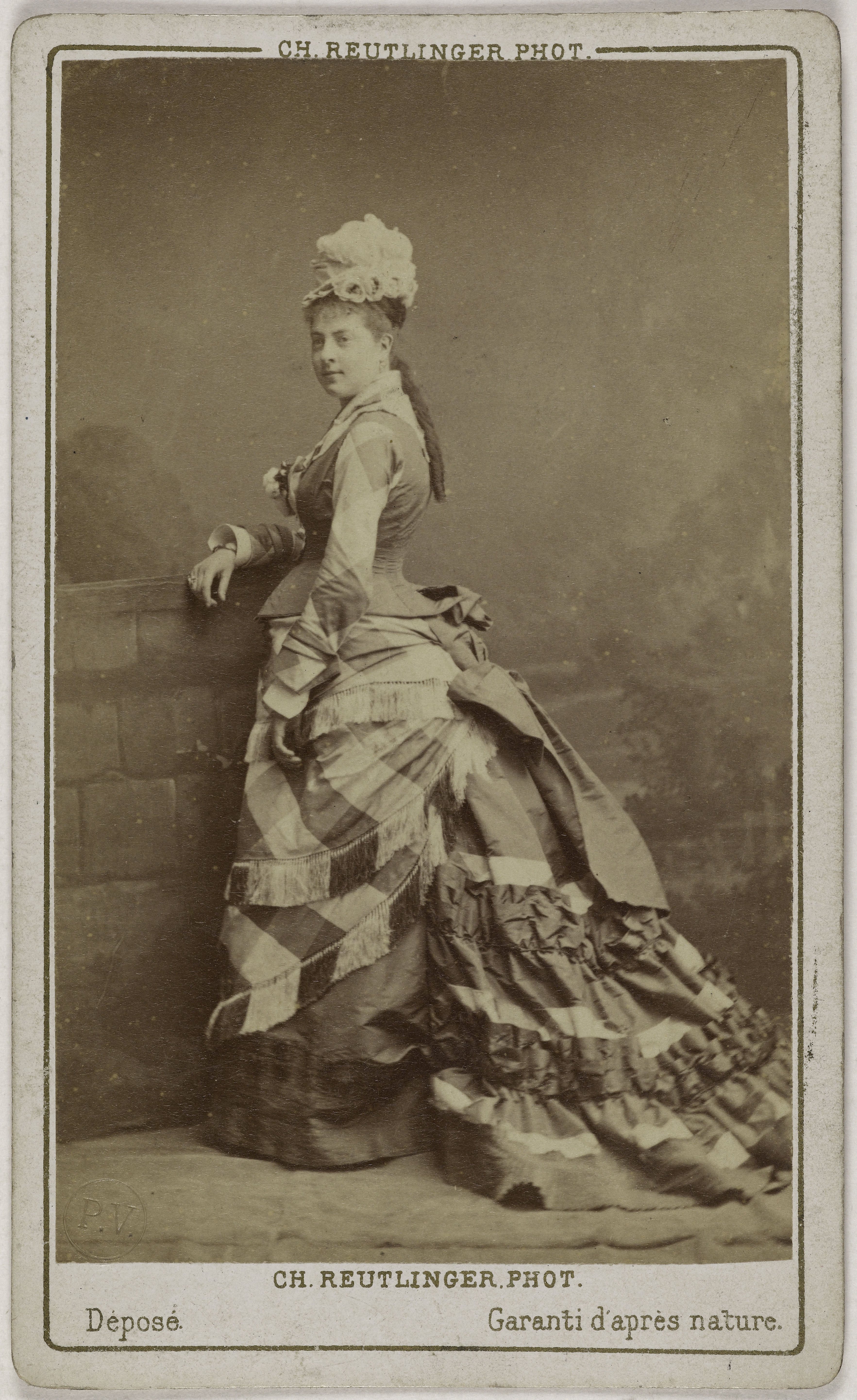 Charles Reutlinger, Portrait de Juliette Darcourt (ou d'Harcourt) (1860-1920), (actrice)