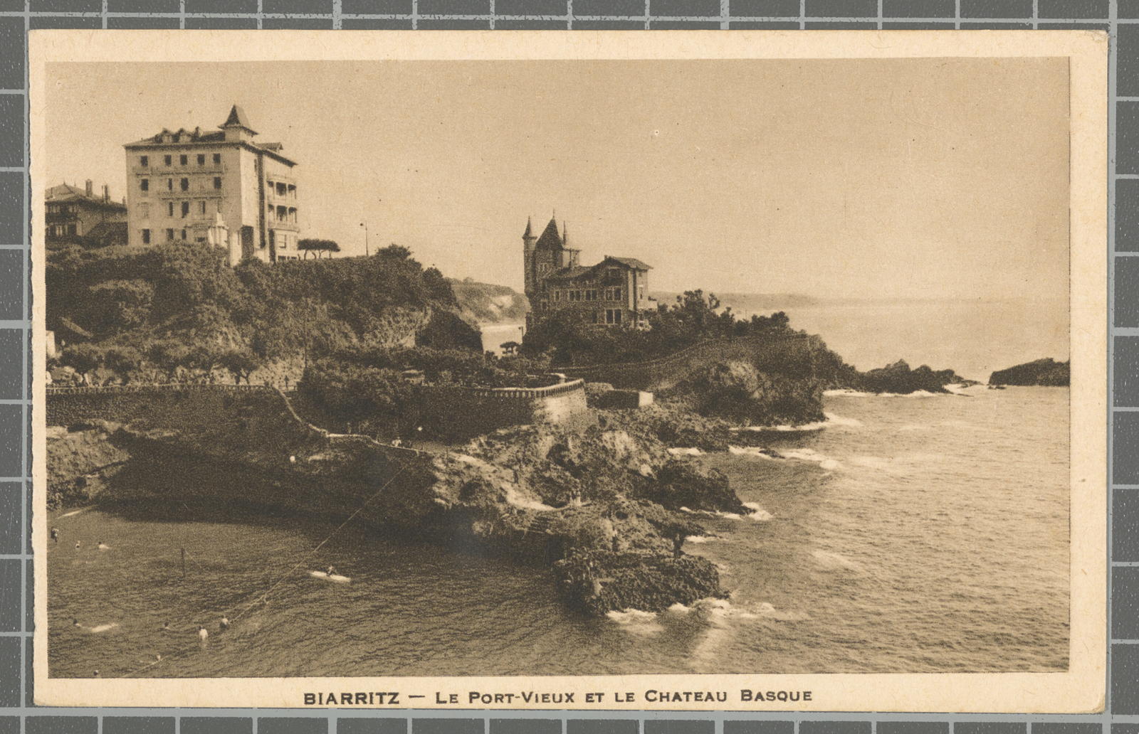 Desconegut, Biarritz - Le Port-Vieux et le Chateau 文
