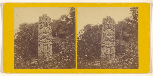 Unknown, Monolith. - Ruins of Copan, Central America. Front view facing East.