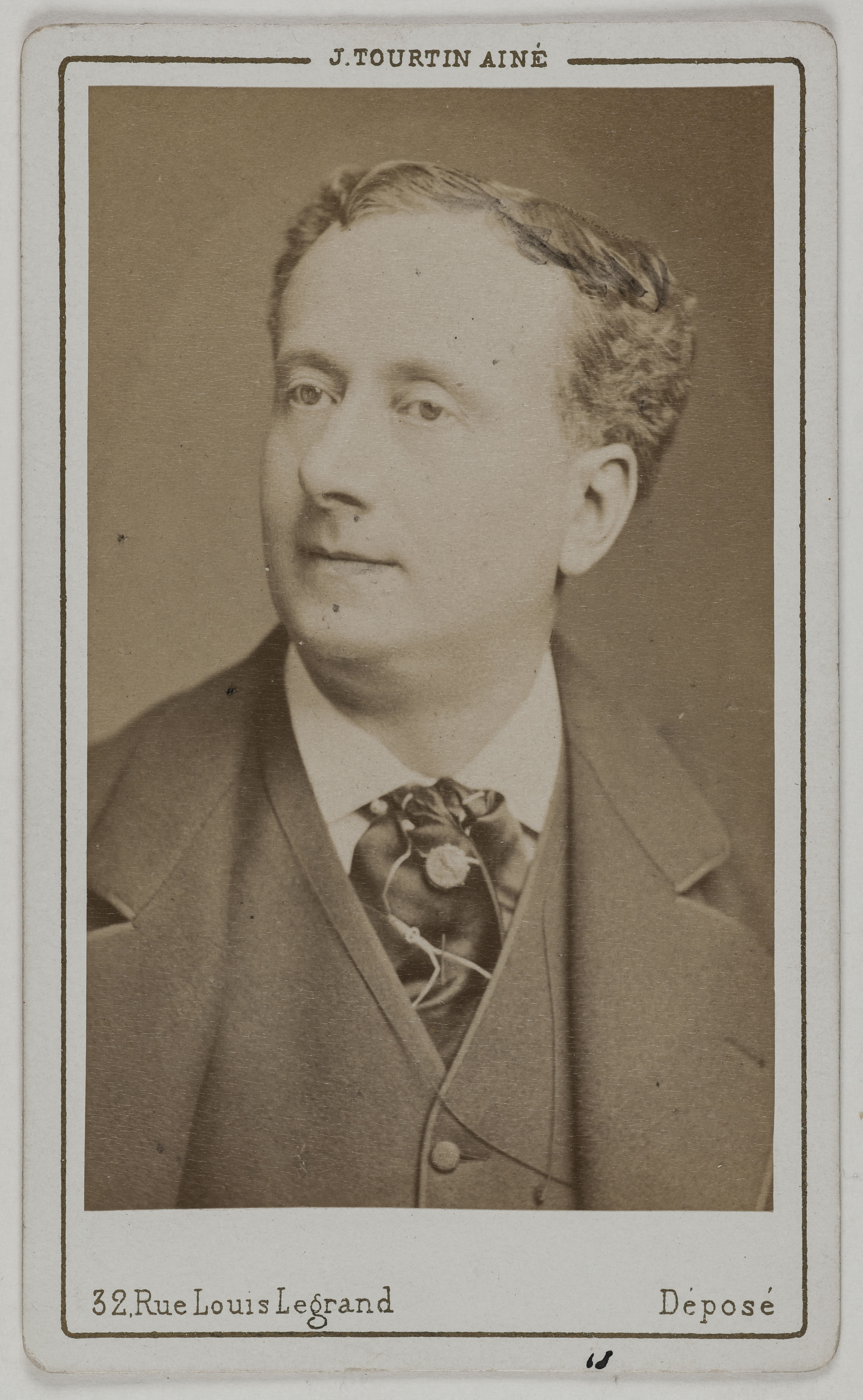 Joseph Tourtin, Portrait de Louis-Arsène Delaunay, (1826-1903), (acteur)