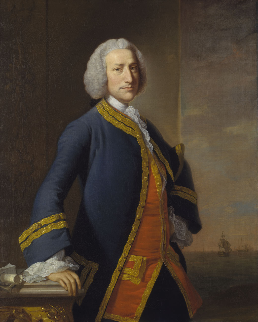 Thomas Hudson, George Anson, 1st Baron Anson, Admiral of the Fleet, 1697-1762