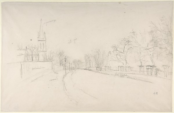 Camille Pissarro, All Saints Church, Upper Norwood seen from the north side of Beulah Hill