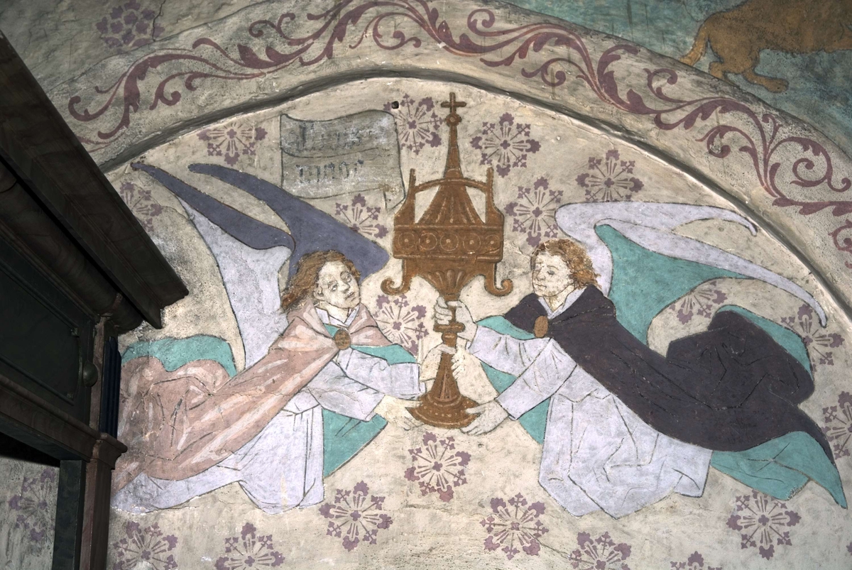 Bengt Backlund, Lime painting in Husby-Sjutolfts Church, Uppland 2009