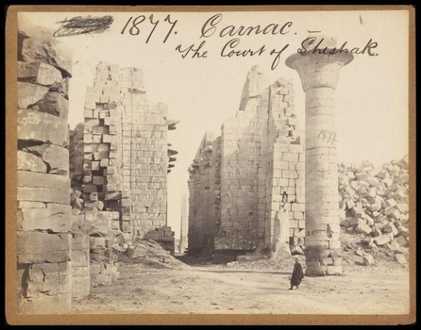 Francis Frith, Carnac.  The Court of Shishak