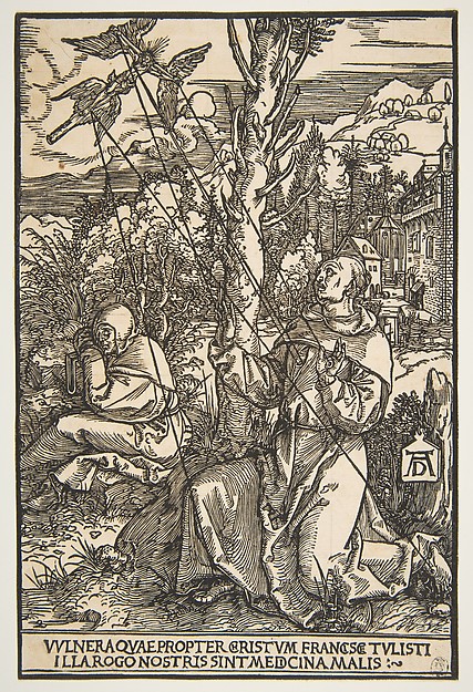 Albrecht Dürer, Saint Francis Receiving the Stigmata