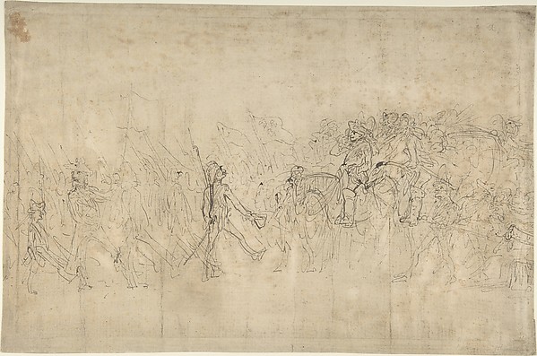 Thomas Rowlandson, A Military Review