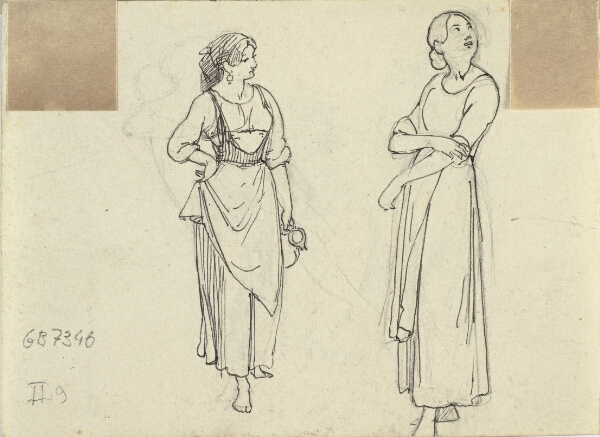 Wilhelm Marstrand, To kvinder