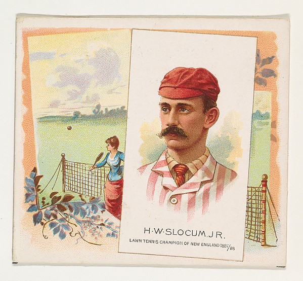 Allen & Ginter, H.W. Slocum, Jr., Lawn Tennis Champion of New England 1887/88, from World's Champions, Second Series (N43) for Allen & Ginter Cigarettes